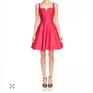 Halston Heritage Hot Pink Dress